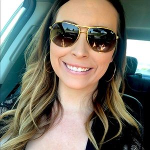 Authentic Ray Bans women’s aviators sunglasses